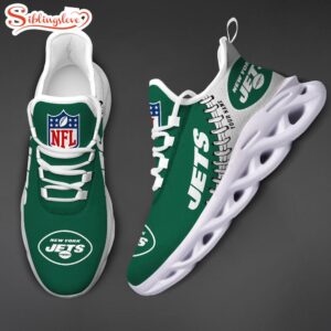 Custom Name NFL New York Jets Max Soul Shoes v2- DS001