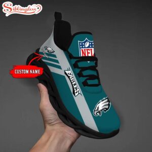 Custom Name NFL Philadelphia Eagles Max Soul Shoes Gift For Fans