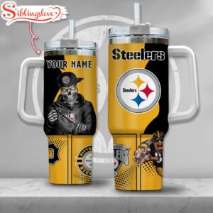 Custom Name NFL Pittsburgh Steelers…