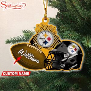 Custom Name NFL Pittsburgh Steelers…