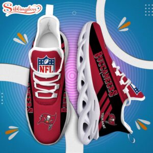 Custom Name NFL Tampa Bay Buccaneers Max Soul Shoes Gift For Fans