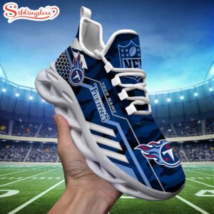 Custom Name NFL Tennessee Titans Clunky Max Soul Shoes