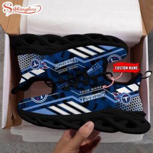 Custom Name NFL Tennessee Titans Clunky Max Soul Shoes