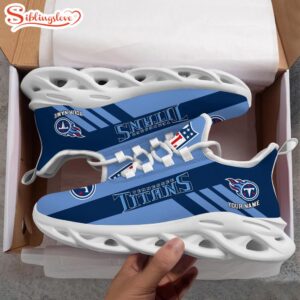 Custom Name NFL Tennessee Titans Max Soul Shoes Gift For Fans