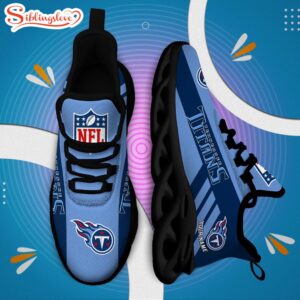 Custom Name NFL Tennessee Titans Max Soul Shoes Gift For Fans