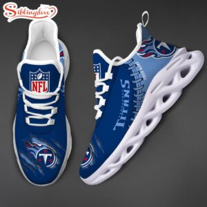 Custom Name NFL Tennessee Titans Max Soul Shoes