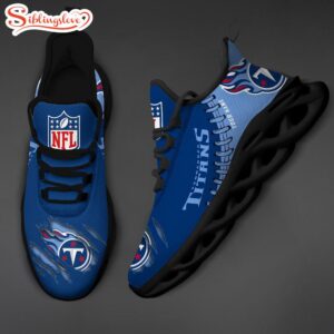 Custom Name NFL Tennessee Titans Max Soul Shoes