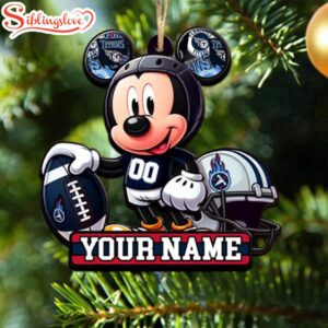 Custom Name NFL Tennessee Titans…