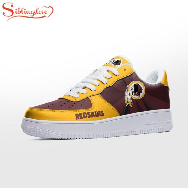 Custom Name NFL Washington Redskins Sport Air Force 1 Shoes