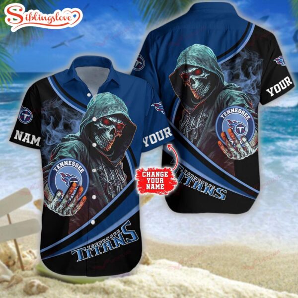 Personalized Name Football Team Tennessee Titans NFL Hawaiian Shirt For Fans