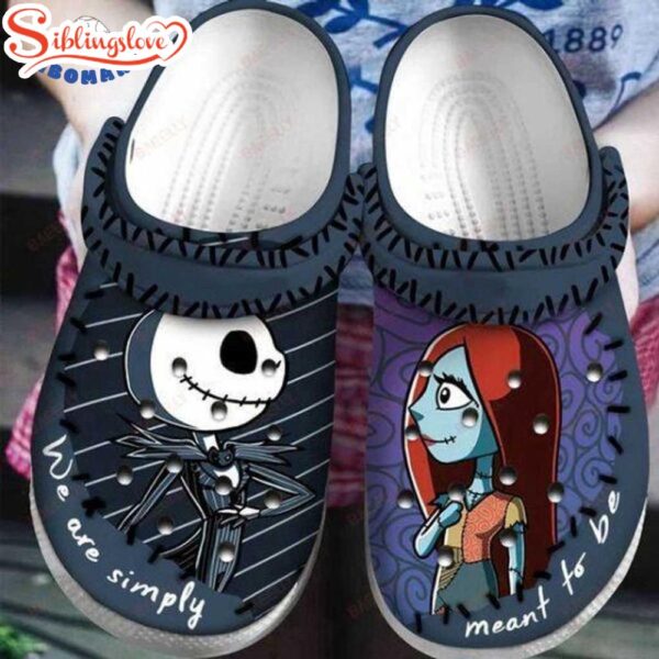 Cute Jack and Sally Halloween Clogs Shoes Cartoon Clogs