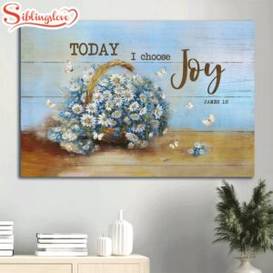 Daisy Butterfly Bible Verse Canvas…