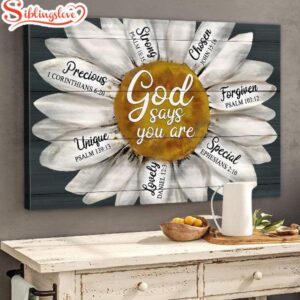 Daisy Flower Painting God Says…