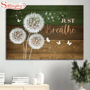 Dandelion Painting Wooden Background White…