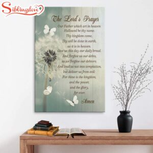 Dandelion The Lord’s Prayer Canvas…