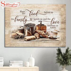 Delicious Meal Canvas Bless The…