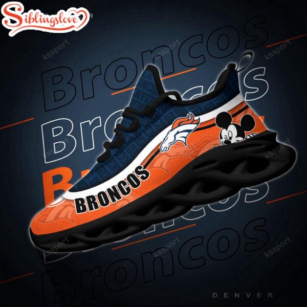 Denver Broncos NFL Football Team Max Soul Shoes Gift For Men Women