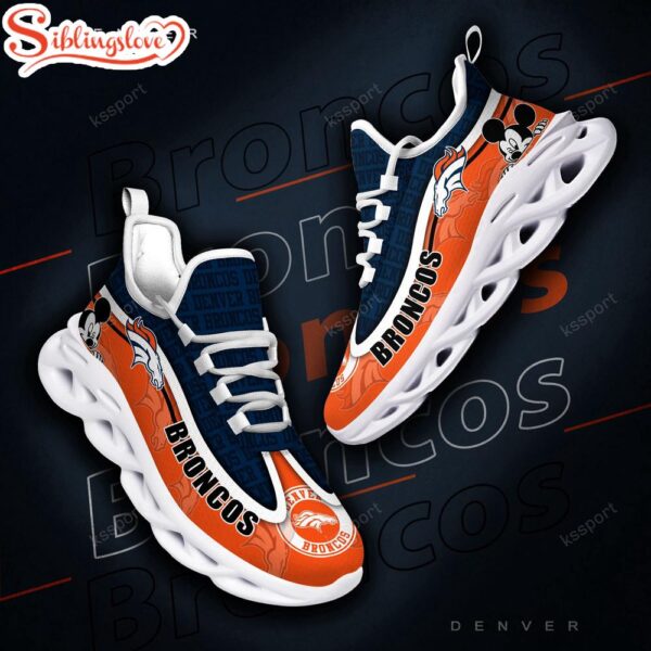 Denver Broncos NFL Football Team Max Soul Shoes Gift For Men Women