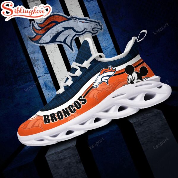 Denver Broncos NFL Football Team Max Soul Shoes Gift For Men Women