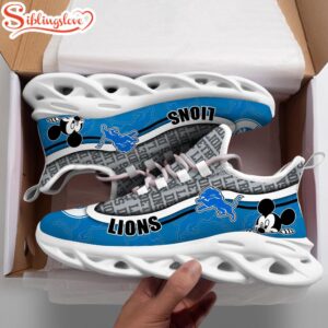 Detroit Lions NFL Football Team Max Soul Shoes Gift For Men Women