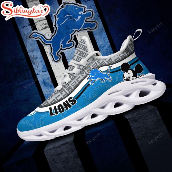 Detroit Lions NFL Football Team Max Soul Shoes Gift For Men Women