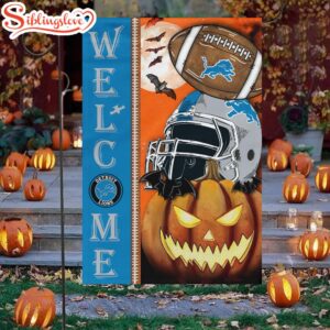 Detroit Lions Welcome Halloween House…