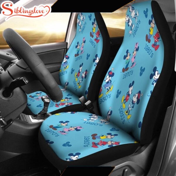 Disney Couple Mouse Patterns Car Seat Covers  Disney Seat Cover