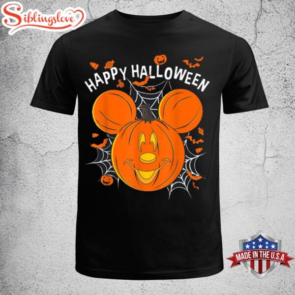 Disney Mickey & Friends Mickey Pumpkin Halloween Day Unisex T-Shirt