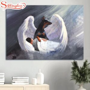 Doberman Doberman Dog Big Wings…