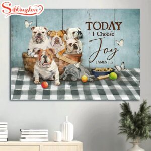 English Bulldog English Bulldog Canvas…