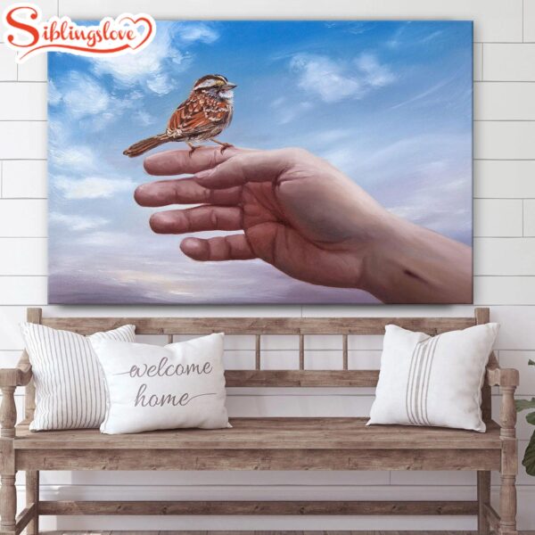 Every Sparrow Is Known Canvas Wall Art