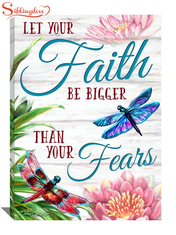 Faith Over Fear Canvas Wall Art