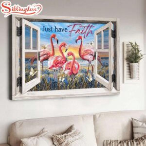 Flamingo Painting Sunny Day Just…