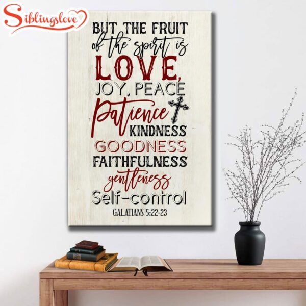 Fruit Of The Spirit Modern Farmhouse Style Canvas Art