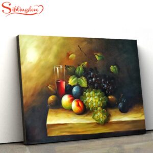 Fruits Original Oil Painting Canvas…