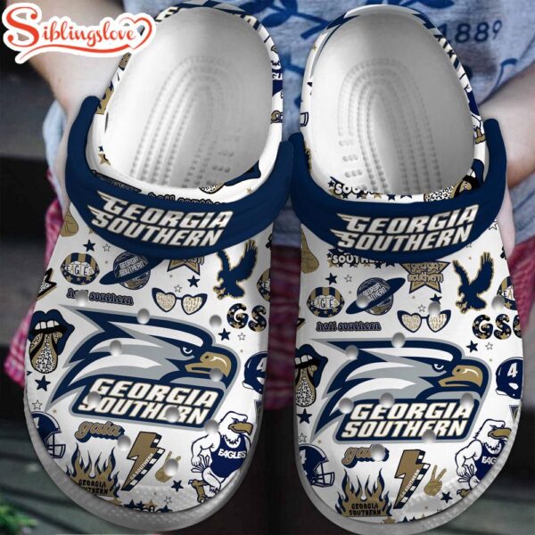 Georgia Southern Eagles NCAA Sport Clogs Shoes Comfortable For Men Women