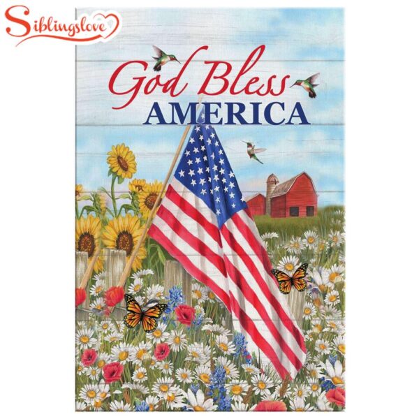 God Bless America Canvas Wall Art Prints