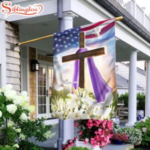 God Jesus Christian Easter Garden House Flag Gift For God Lovers