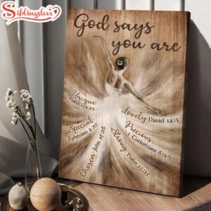 God Says You Are Canvas…