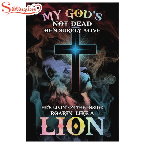 God’s Not Dead He Surely Alive Canvas Wall Art Prints