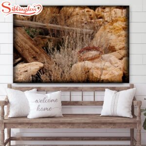 Golgotha Crown Of Jesus Canvas…