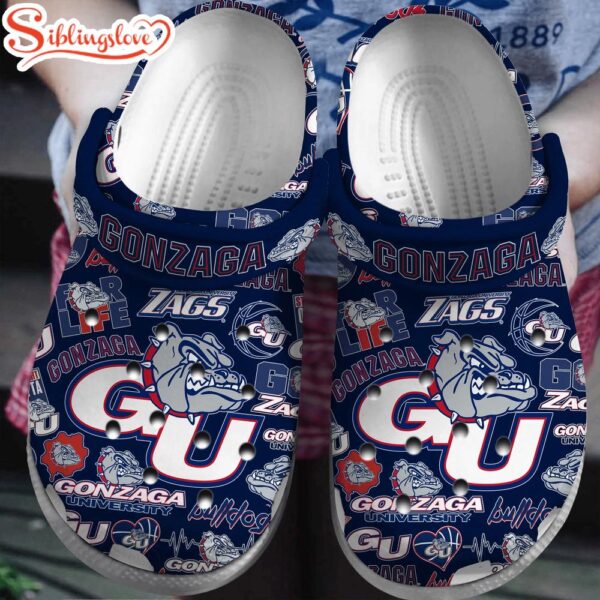 Gonzaga Bulldogs NCAA Sport Clogs Shoes Comfortable For Men Women