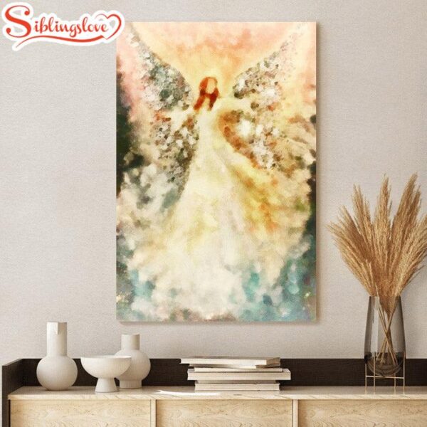 Guardian Angel Painting Canvas Wall Art 1