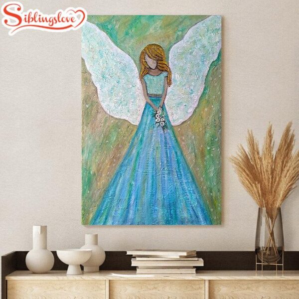 Guardian Angel Painting Canvas Wall Art