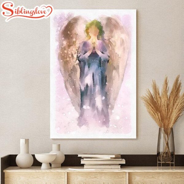 Guardian Angel Wall Art Painting Canvas