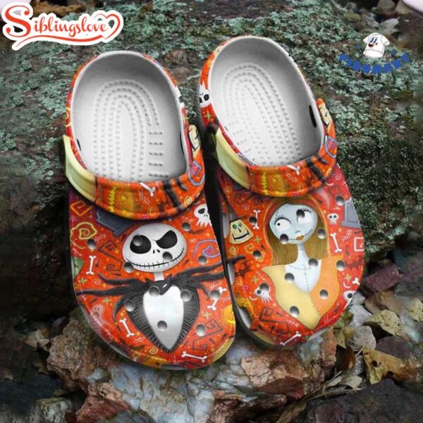 Halloween The Nightmare Before Christmas Jack Sally Clogs Shoes For Men Women