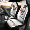 Happy Night Snowman Ring The Xmas Bell  Cartoon Seat Cover Car Decor