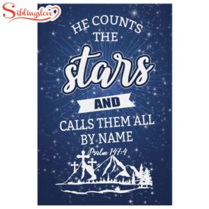 He Counts The Stars And…