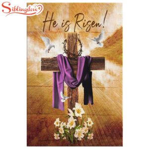 He Is Risen Canvas Wall…