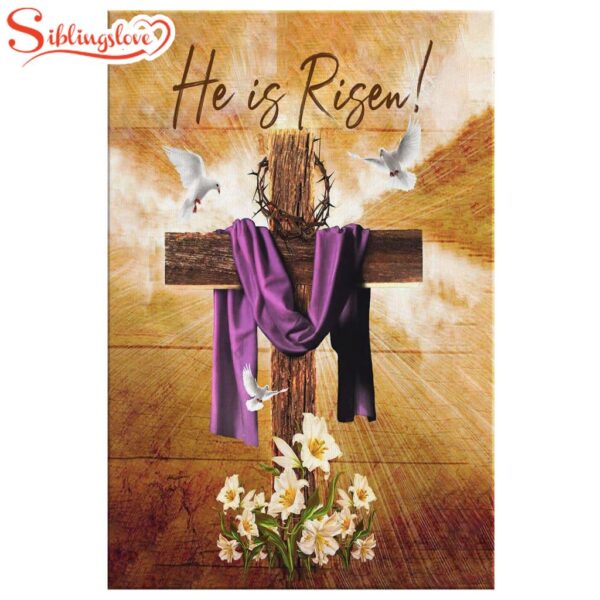 He Is Risen Canvas Wall Art Prints